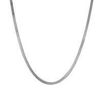 Tiszta férfi lánc ezüst színben