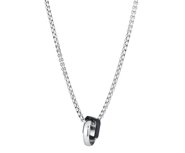 Ανδρική μοντέρνα αλυσίδα με κρεμαστό κρίκο