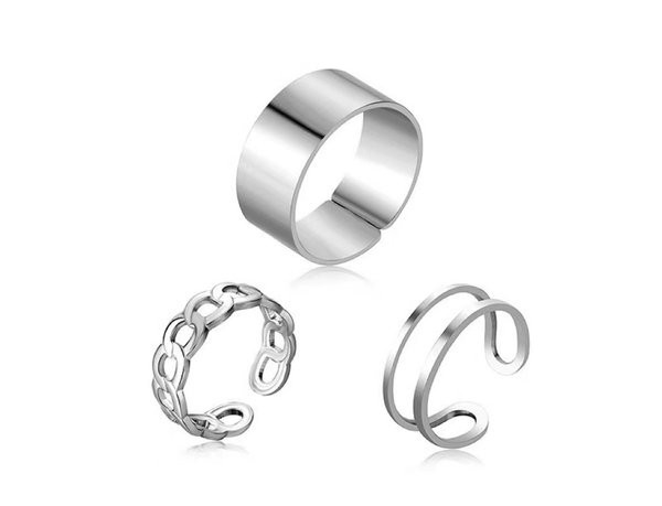 Stilingas kitokio rašto vyriškas žiedas