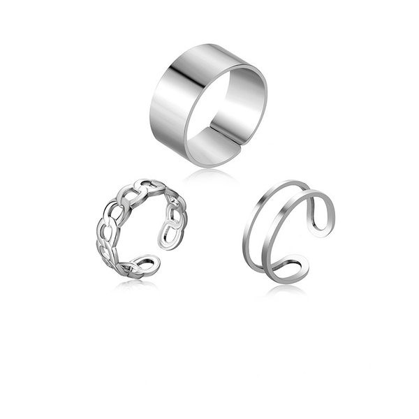 Stilingas kitokio rašto vyriškas žiedas