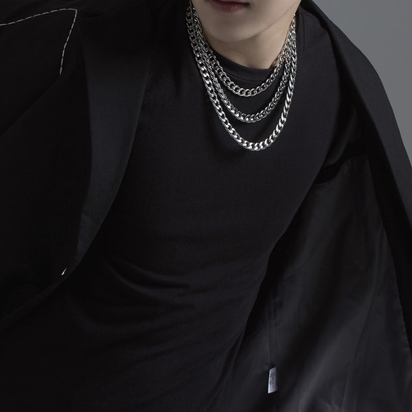 Vīriešu ikdienas tērauda pinuma ķēde