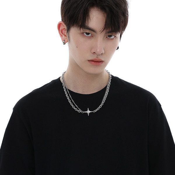 Dvoslojni muški lanac, casual model