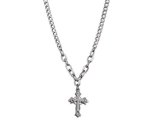 Vyriška grandinėlė – su kryželiu pakabuku