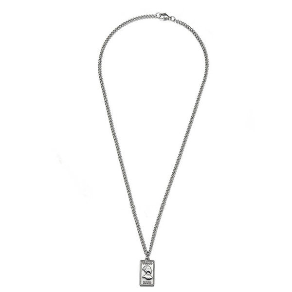 Vīriešu tērauda ķēde ar kvadrātveida galvu