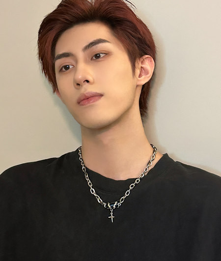 Vīriešu ķēdīte - ar krusta piekariņu