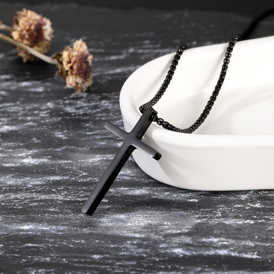 Férfi lánc kereszt medállal több színben