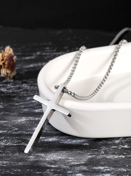 Férfi lánc kereszt medállal több színben