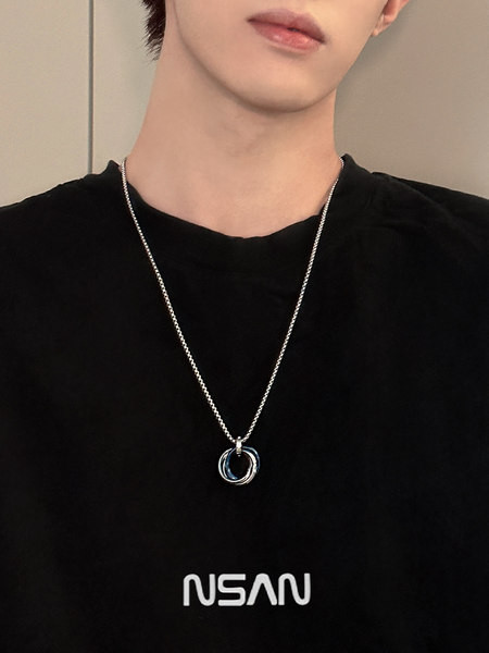 Vīriešu titāna tērauda ķēdes posma ķēde