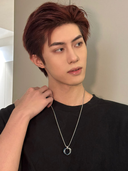 Vīriešu titāna tērauda ķēdes posma ķēde