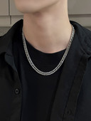 Alkalmi titán acél lánc férfiaknak