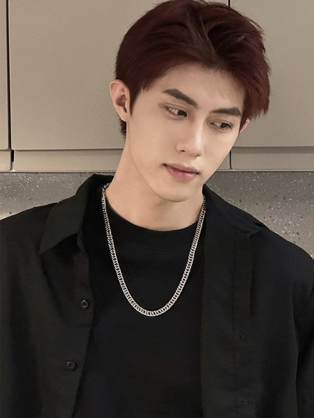 Alkalmi titán acél lánc férfiaknak