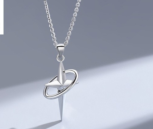 Férfi lánc csillag medállal