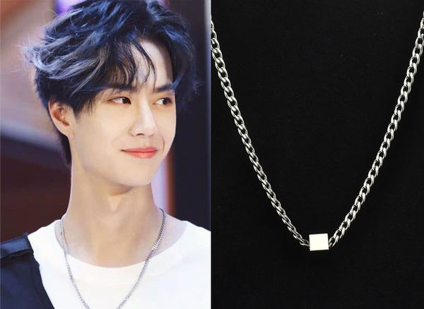 Vīriešu titāna tērauda ķēde ar kulonu