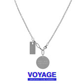 Ανδρική αλυσίδα από τιτάνιο με αλυσίδα διπλής στρώσης