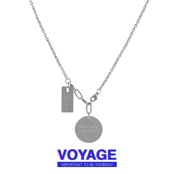 Ανδρική αλυσίδα από τιτάνιο με αλυσίδα διπλής στρώσης