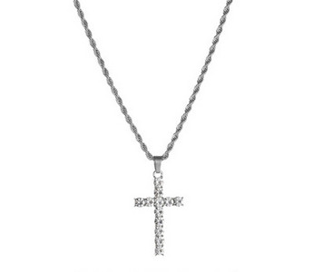 Vīriešu titāna tērauda ķēde ar kulonu