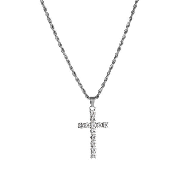 Vīriešu titāna tērauda ķēde ar kulonu