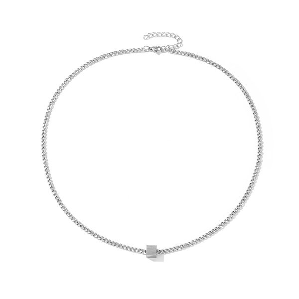 Vīriešu titāna tērauda ķēde ar kulonu