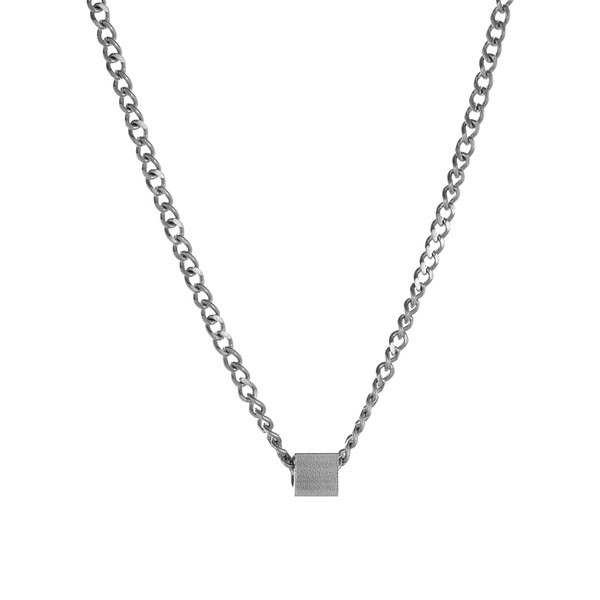 Vīriešu titāna tērauda ķēde ar kulonu