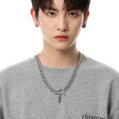 Férfi lánc ezüst színben