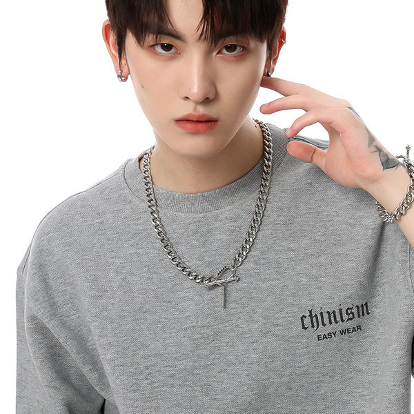 Férfi lánc ezüst színben