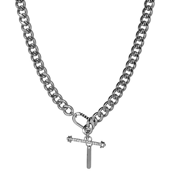 Férfi lánc ezüst színben