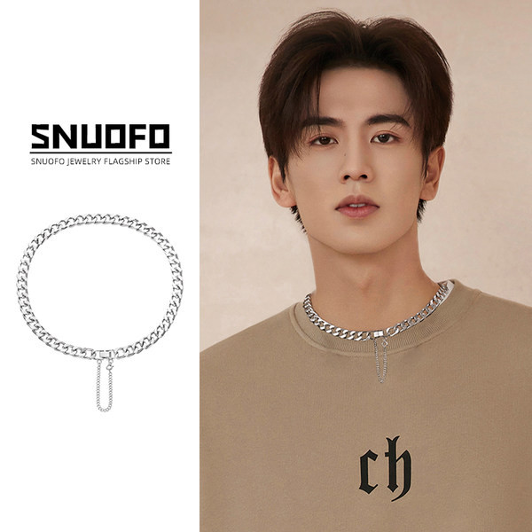 Νέο μοντέλο ανδρική αλυσίδα με μενταγιόν από ατσάλι