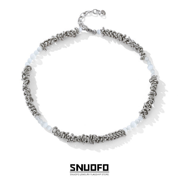 Νέο μοντέλο ανδρικό κολιέ με πέρλες