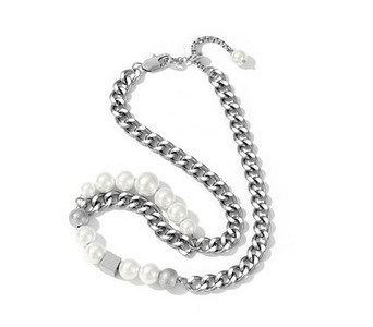 Férfi lánc díszgyöngyökkel