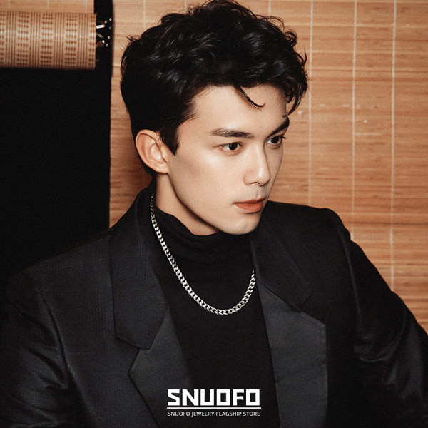 Ανδρική αλυσίδα από χάλυβα καθαρού μοντέλου