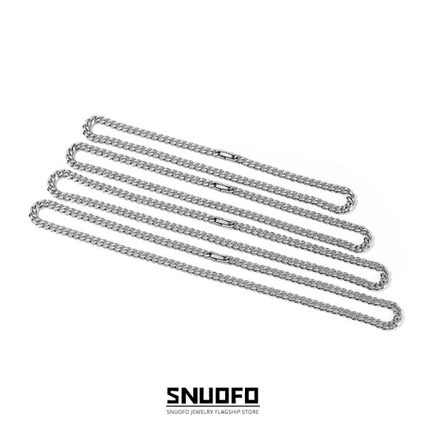 Ανδρική αλυσίδα από χάλυβα καθαρού μοντέλου