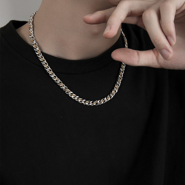 Alkalmi férfi titán acéllánc