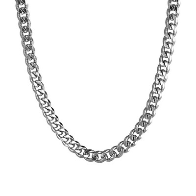 Ανδρική αλυσίδα από μασίφ ατσάλι τιτανίου