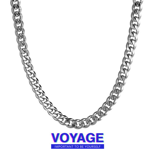 Ανδρική αλυσίδα από μασίφ ατσάλι τιτανίου