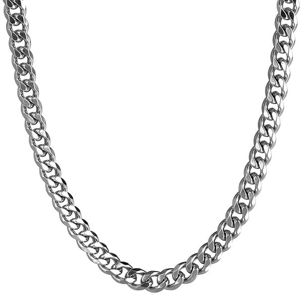 Ανδρική αλυσίδα από μασίφ ατσάλι τιτανίου