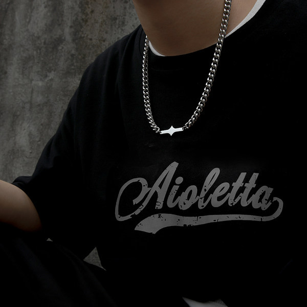 Férfi lánc ezüst színben