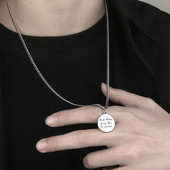 Ανδρική αλυσίδα από τιτάνιο με μενταγιόν διάφορα μοντέλα