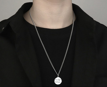 Ανδρική αλυσίδα από τιτάνιο με μενταγιόν διάφορα μοντέλα