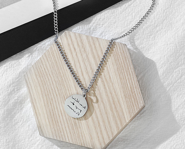 Ανδρική αλυσίδα από τιτάνιο με μενταγιόν διάφορα μοντέλα