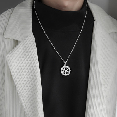 Titāna tērauda kulonu ķēde vīriešiem