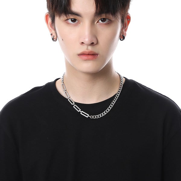 Férfi titán acél lánc