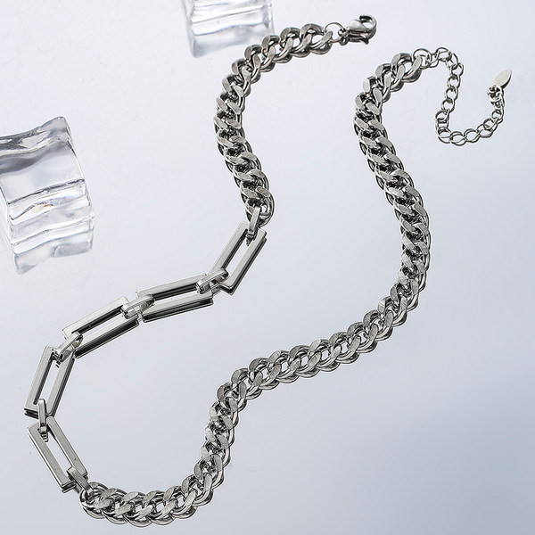 Férfi titán acél lánc