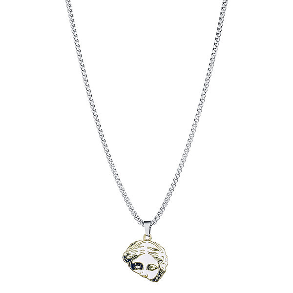 Ανδρική αλυσίδα casual με μενταγιόν - από ατσάλι
