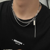 Divslāņu titāna tērauda vīriešu ķēde