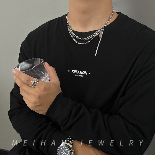 Divslāņu titāna tērauda vīriešu ķēde