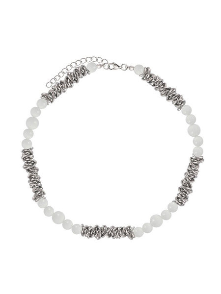 Férfi nyaklánc gyöngyökkel