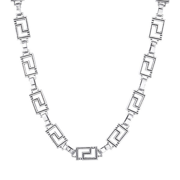 Ανδρική αλυσίδα από ατσάλι από τιτάνιο ρετρό