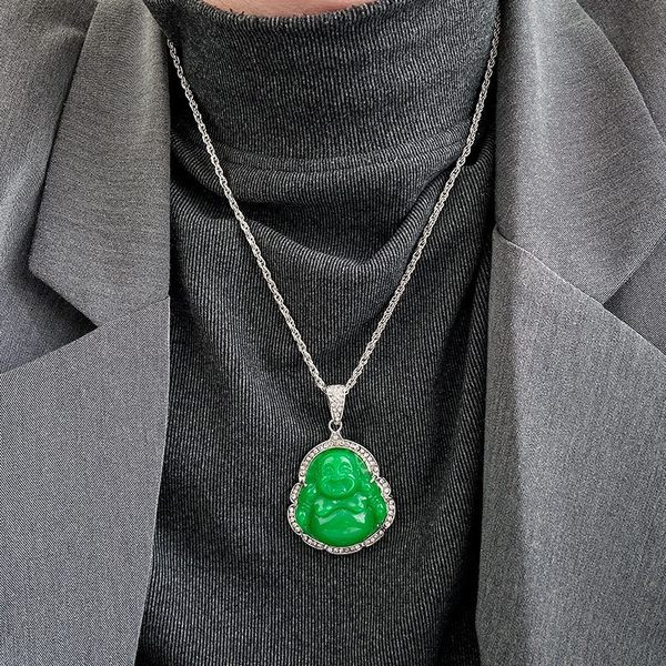 Vīriešu kaklarota ar Budas kulonu