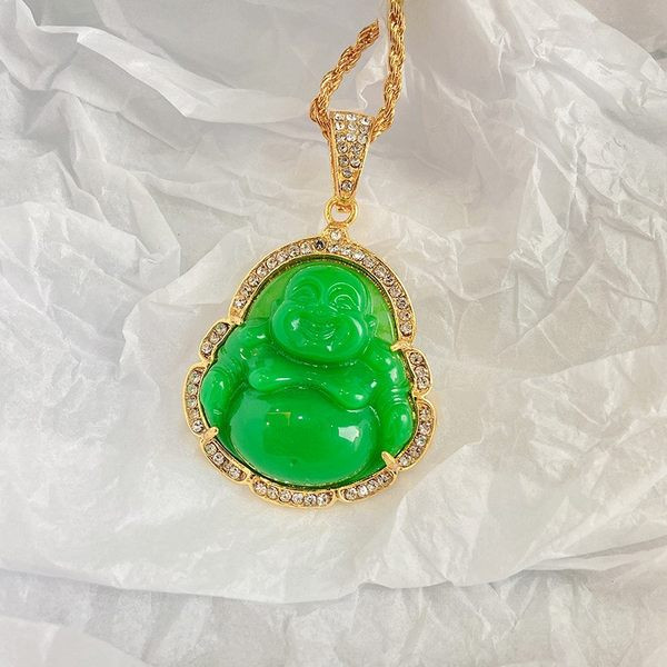 Vīriešu kaklarota ar Budas kulonu