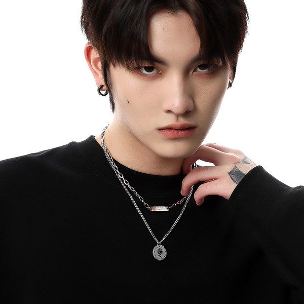 Moderan čelični lančić za privjeske za muškarce